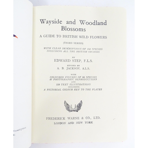 2096 - Books: A quantity of books on the subject of nature to include Wayside and Woodland Blossoms, by Edw... 