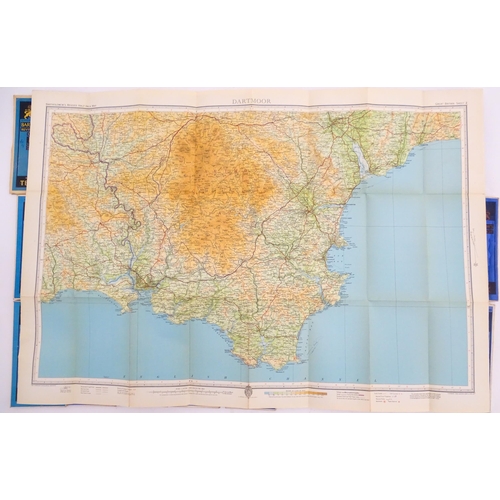 2117 - A quantity of assorted 20thC Bartholomew road maps to include Cambridge, Dorset, New Forest, Sussex,... 