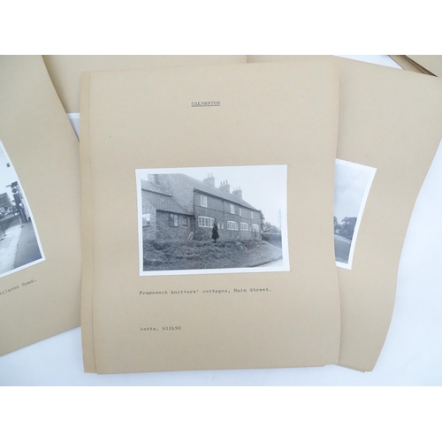 2123 - An archive of 20thC monochrome photographs depicting industrial buildings of Britain - Nottinghamshi... 