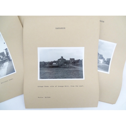 2123 - An archive of 20thC monochrome photographs depicting industrial buildings of Britain - Nottinghamshi... 