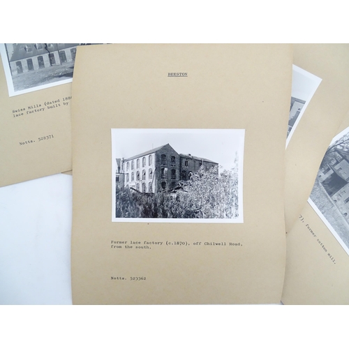 2123 - An archive of 20thC monochrome photographs depicting industrial buildings of Britain - Nottinghamshi... 