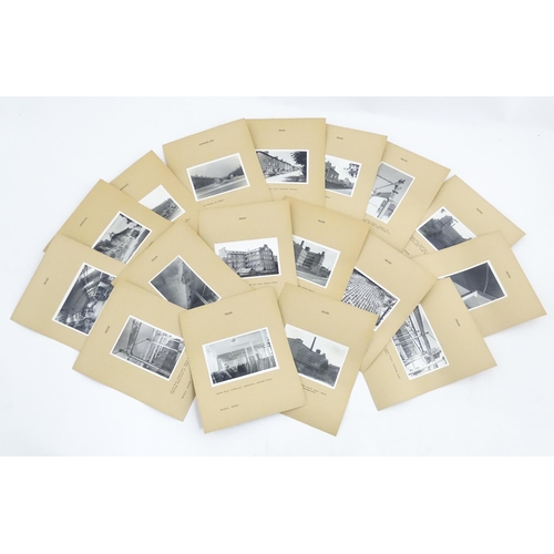 2125 - An archive of 20thC monochrome photographs depicting industrial buildings of Britain - Derbyshire to... 