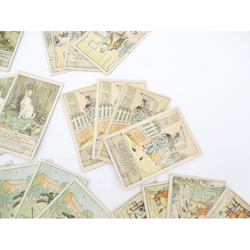 2131 - A quantity of 20thC Randolph Caldecott picture postcards illustrating various children's stories and... 