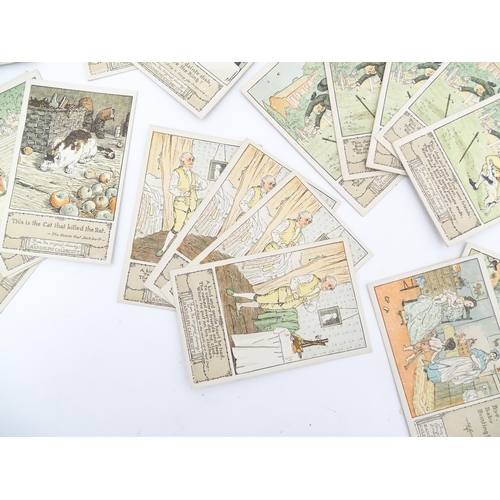 2131 - A quantity of 20thC Randolph Caldecott picture postcards illustrating various children's stories and... 