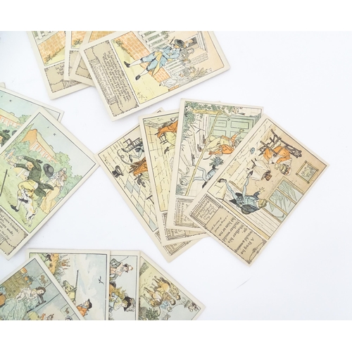 2131 - A quantity of 20thC Randolph Caldecott picture postcards illustrating various children's stories and... 