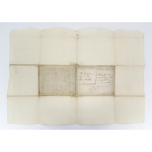 2134 - Three 18thC and later Irish indentures to include a 1796 document relating to renting in County Tyro... 