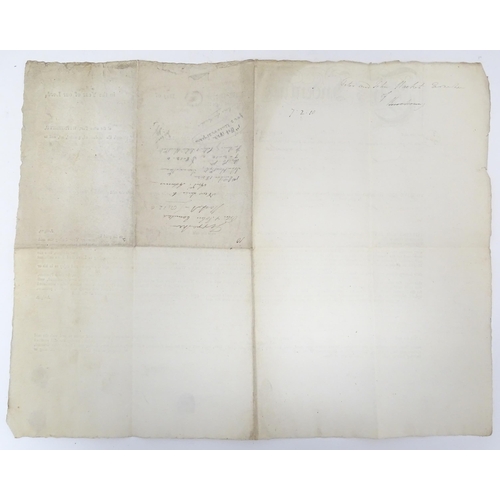 2134 - Three 18thC and later Irish indentures to include a 1796 document relating to renting in County Tyro... 