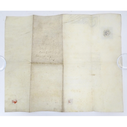 2134 - Three 18thC and later Irish indentures to include a 1796 document relating to renting in County Tyro... 