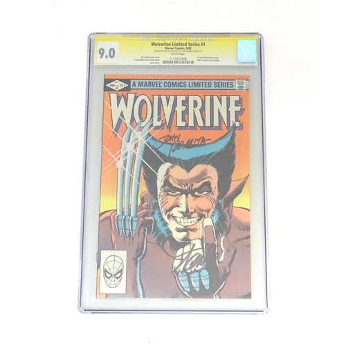 2137 - Marvel Comics : Wolverine Limited Series #1, September 1982. Signed with autograph signatures by Sta... 