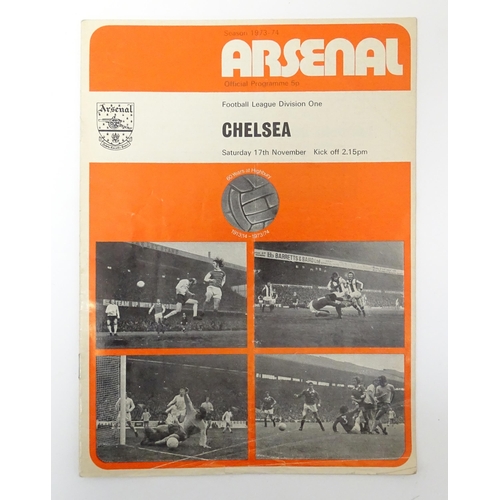 2138 - A quantity of assorted 20thC football programmes to include England v Holland 1970, Chelsea v Real M... 