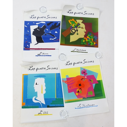 2140 - Four advertising posters for Yves Saint Laurent Four Seasons / Les Quatres Saisons produced for the ... 