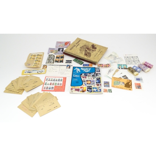 2148 - Stamps: A quantity of assorted Victorian and later postage stamps and commemorative stamps Great Bri... 