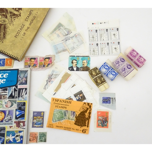 2148 - Stamps: A quantity of assorted Victorian and later postage stamps and commemorative stamps Great Bri... 