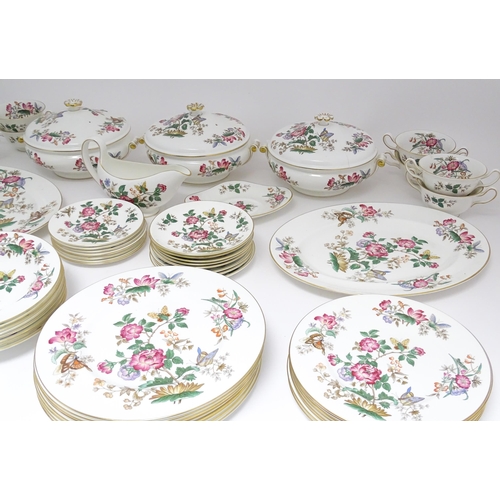 170A - A quantity of Wedgwood dinner wares in the Charnwood pattern to include plates, twin handles soup bo... 