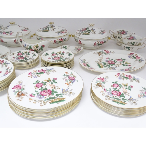 170A - A quantity of Wedgwood dinner wares in the Charnwood pattern to include plates, twin handles soup bo... 