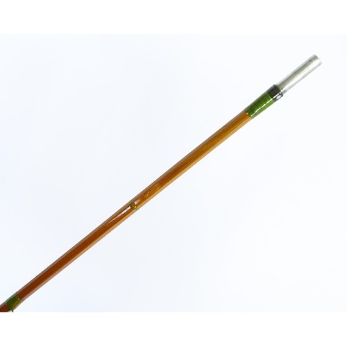 1127 - Fishing : a Hardy Bros of Alnwick 'Neocane Dipper' two-piece split cane fly rod, serial number NE476... 