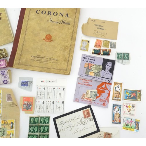 2148 - Stamps: A quantity of assorted Victorian and later postage stamps and commemorative stamps Great Bri... 