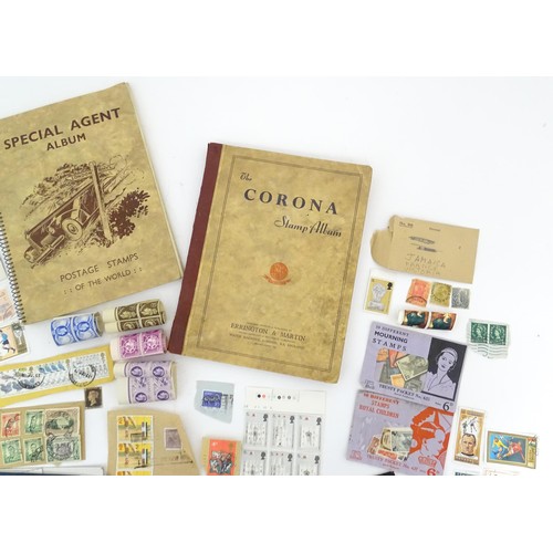 2148 - Stamps: A quantity of assorted Victorian and later postage stamps and commemorative stamps Great Bri... 