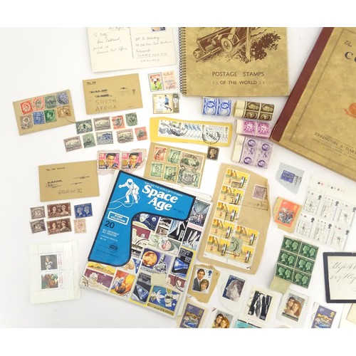 2148 - Stamps: A quantity of assorted Victorian and later postage stamps and commemorative stamps Great Bri... 