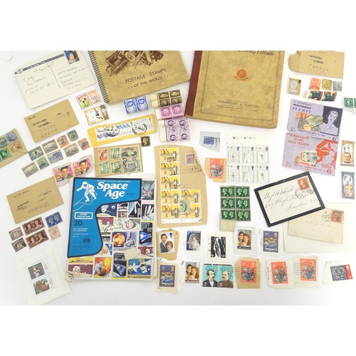 2148 - Stamps: A quantity of assorted Victorian and later postage stamps and commemorative stamps Great Bri... 