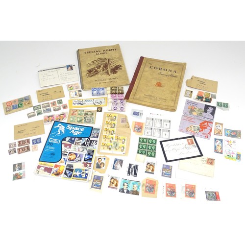 2148 - Stamps: A quantity of assorted Victorian and later postage stamps and commemorative stamps Great Bri... 