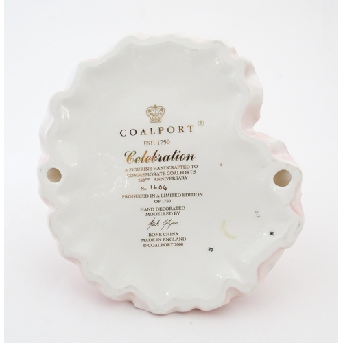 131 - A Coalport limited edition lady Celebration no. 1406 / 1750. Marked under. Approx. 8 3/4