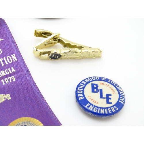 786 - Trade Union Interest: a quantity of assorted badges, pins, etc. to include Delegate ribbons for the ... 