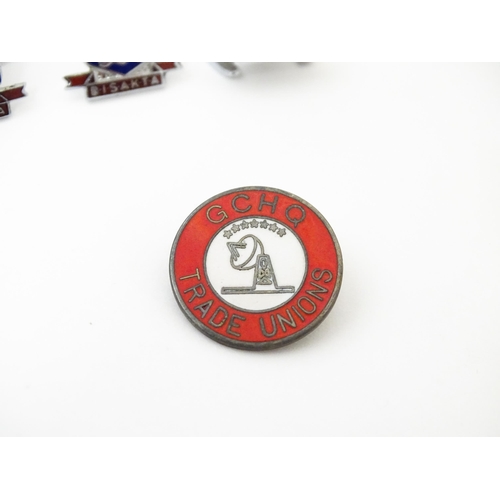 791 - Trade Union Interest: a quantity of assorted badges, pins, etc. to include National Union of Public ... 