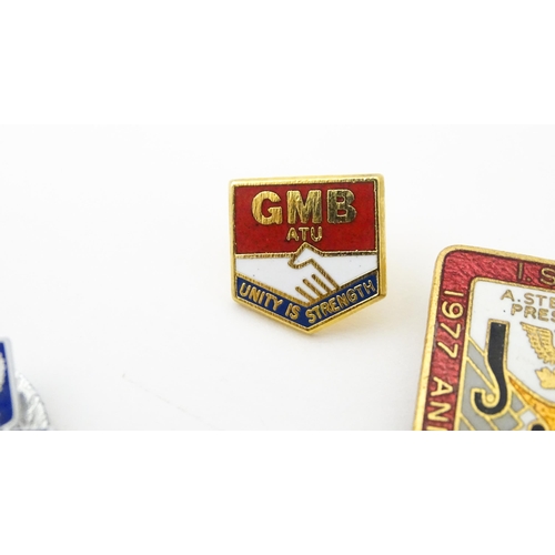 791 - Trade Union Interest: a quantity of assorted badges, pins, etc. to include National Union of Public ... 