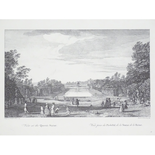 956 - Stowe Gardens, Buckinghamshire: A quantity of prints after Jacques Rigaud and Bernard Baron to inclu... 