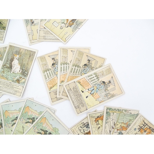 969 - A quantity of 20thC Randolph Caldecott picture postcards illustrating various children's stories and... 