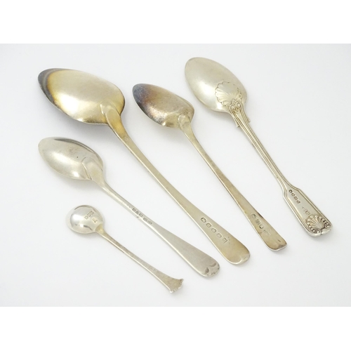 320 - Assorted silver items to include sugar tongs hallmarked Sheffield 1914 maker James Dixon & Sons. An ... 