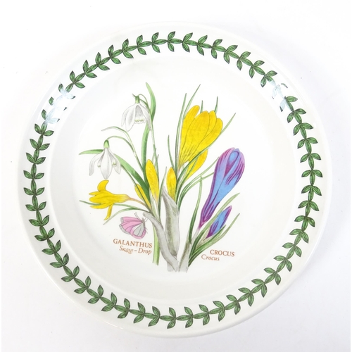 145 - A quantity of Portmeirion dinner wares to include plates, serving dishes, bowls, butter dish and cov... 