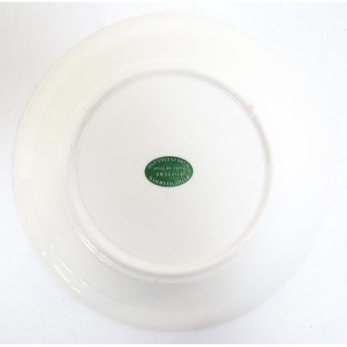 145 - A quantity of Portmeirion dinner wares to include plates, serving dishes, bowls, butter dish and cov... 