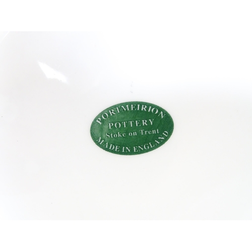 145 - A quantity of Portmeirion dinner wares to include plates, serving dishes, bowls, butter dish and cov... 