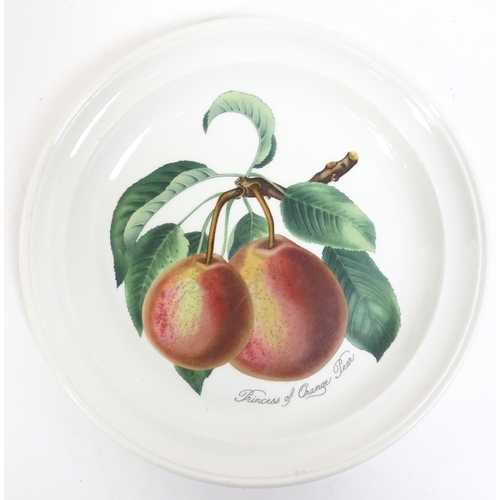 145 - A quantity of Portmeirion dinner wares to include plates, serving dishes, bowls, butter dish and cov... 