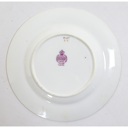 147 - A large quantity of Minton dinner wares in the Cornflower pattern to include, plates, soup dishes, s... 