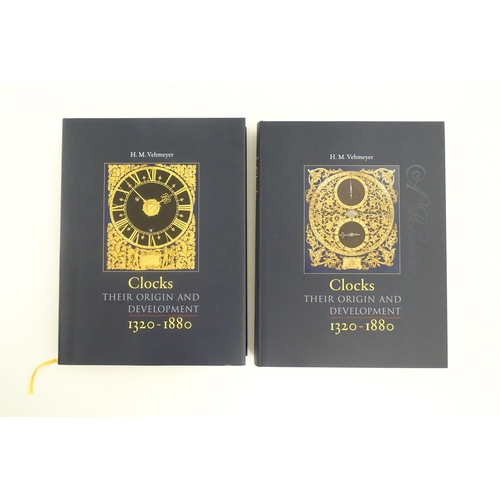 925 - Clock / Horology Interest Books: Clocks - Their Origin and Development 1320-1880, Volumes 1 & 2, by ... 