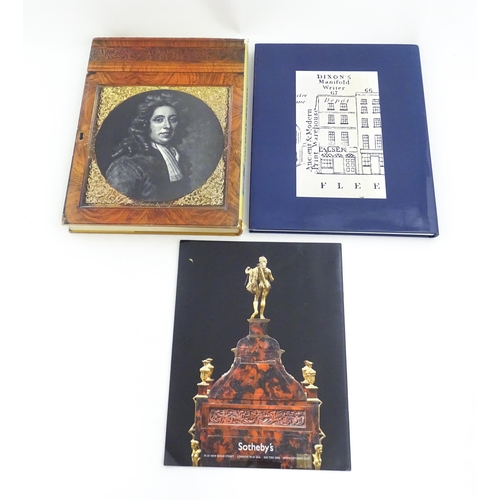 933 - Clock / Horology Interest Books: Two books on the subject of Thomas Tompion comprising Thomas Tompio... 