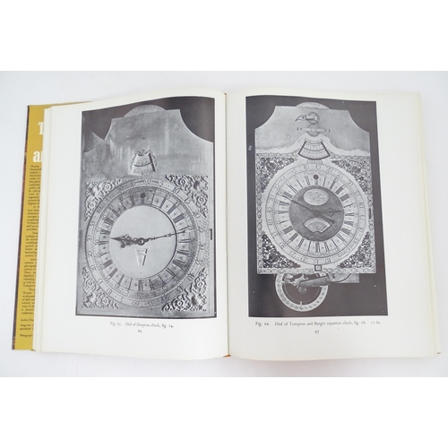 933 - Clock / Horology Interest Books: Two books on the subject of Thomas Tompion comprising Thomas Tompio... 