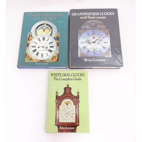 942 - Clock / Horology Interest Books: Three reference books by Brian Loomes on the subject of longcase cl... 