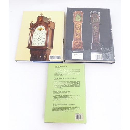 942 - Clock / Horology Interest Books: Three reference books by Brian Loomes on the subject of longcase cl... 