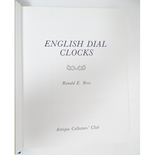 945 - Clock / Horology Interest Books: Three reference books on the subject of English clocks comprising E... 