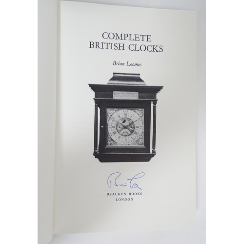 947 - Clock / Horology Interest Books: A quantity of books on the subject of English & Welsh clocks compri... 