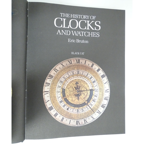 950 - Clock / Horology Interest Books: A quantity of reference books on the subject of clocks and watches ... 