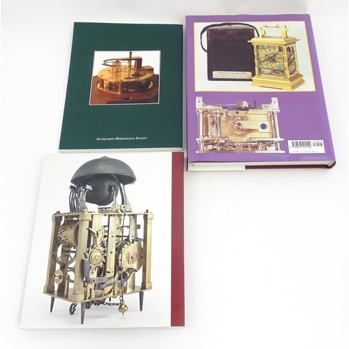 951 - Clock / Horology Interest Books: Three reference books on the subject of clocks comprising Carriage ... 