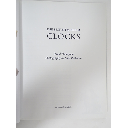 952 - Clock / Horology Interest Books: A quantity of assorted reference books on the subject of clocks to ... 