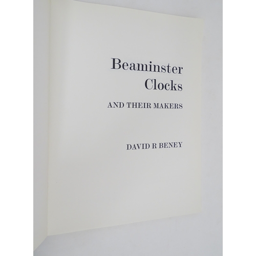 953 - Clock / Horology Interest Books: Four reference books on the subject of clock and watch makers compr... 