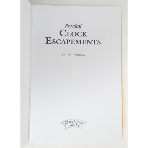 955 - Clock / Horology Interest Books: A quantity of assorted reference books on the subject of clock rest... 