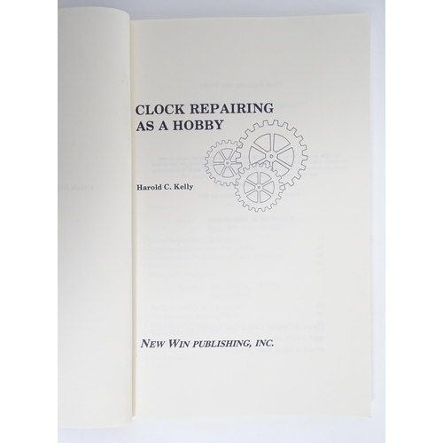 955 - Clock / Horology Interest Books: A quantity of assorted reference books on the subject of clock rest... 